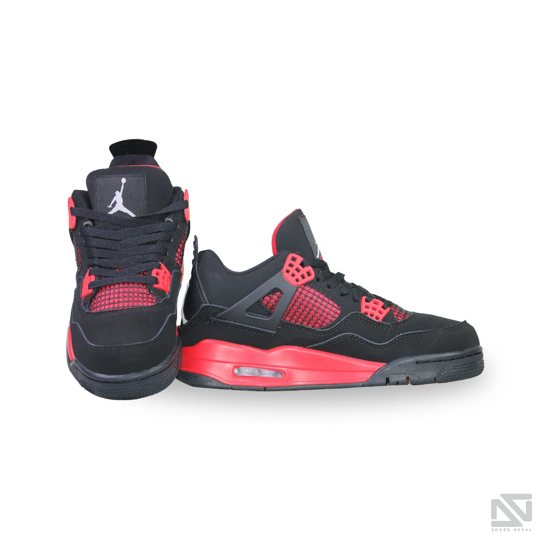 Air Jordan 4 Retro “Red Thunder” - Image 2 - Shoes Nepal